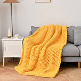 Heavy High Quality Luxury Chunky Knit Throw Blanket-120X150cm