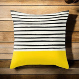 Mellow Yellow Plush Luxury Continental Scatter Cushion Covers 60cm by 60cm