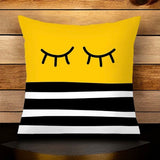 Mellow Yellow Plush Luxury Continental Scatter Cushion Covers 60cm by 60cm