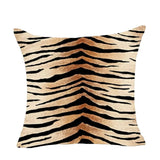 Ian Animal Print Plush Luxury Continental Scatter Cushion Covers 60cm by 60cm