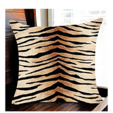 Ian Animal Print Plush Luxury Continental Scatter Cushion Covers 60cm by 60cm