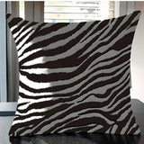 Ian Animal Print Plush Luxury Continental Scatter Cushion Covers 60cm by 60cm