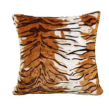 Ian Animal Print Plush Luxury Continental Scatter Cushion Covers 60cm by 60cm