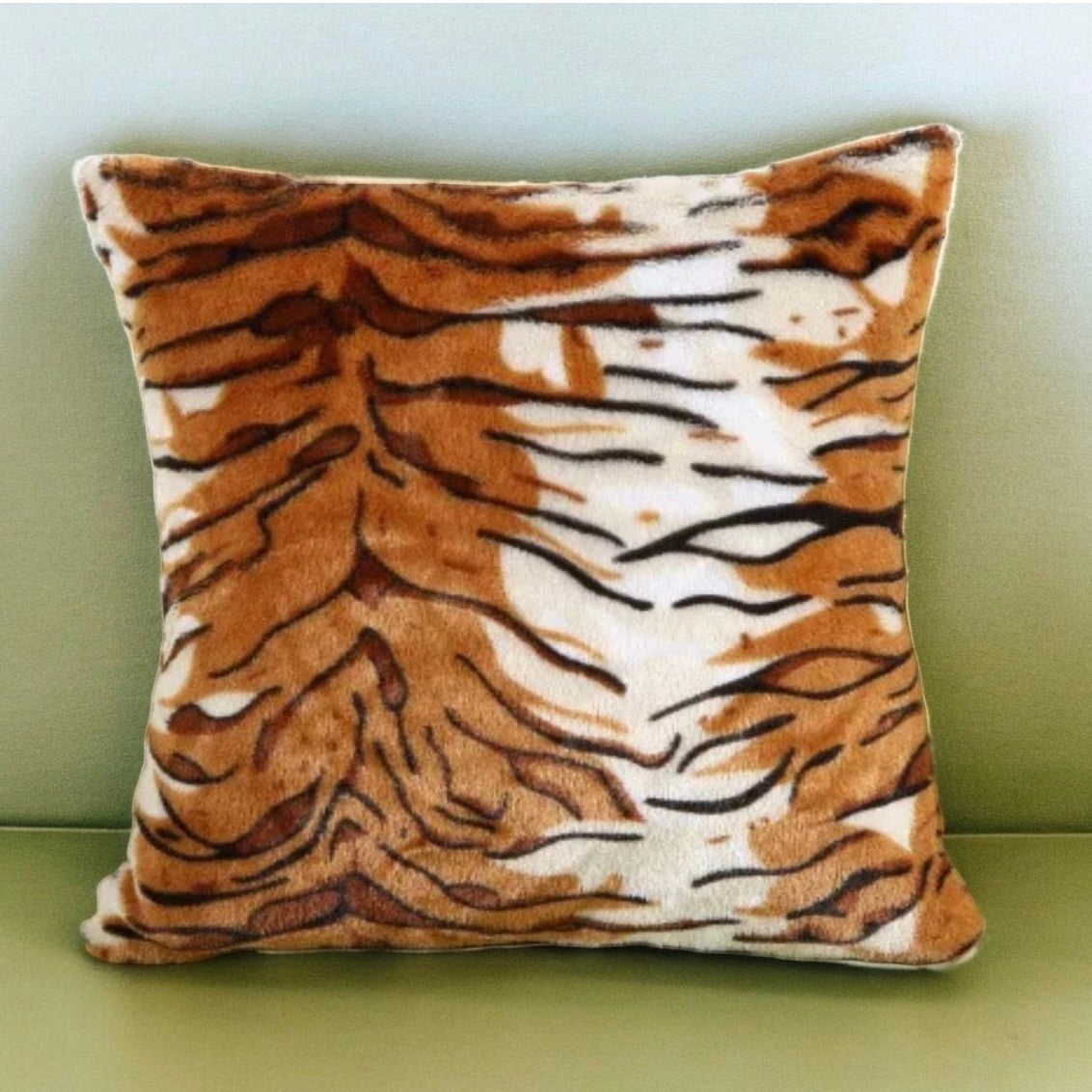 Ian Animal Print Plush Luxury Continental Scatter Cushion Covers 60cm by 60cm