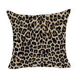 Ian Animal Print Plush Luxury Continental Scatter Cushion Covers 60cm by 60cm