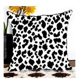 Ian Animal Print Plush Luxury Continental Scatter Cushion Covers 60cm by 60cm