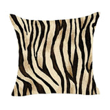 Ian Animal Print Plush Luxury Continental Scatter Cushion Covers 60cm by 60cm