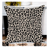 Ian Animal Print Plush Luxury Continental Scatter Cushion Covers 60cm by 60cm