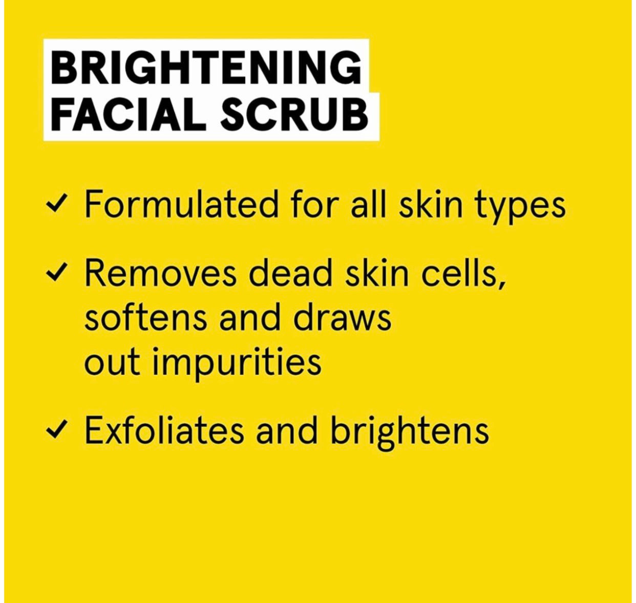 Acure Brightening Facial Scrub- 100% Vegan