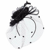 Maggie Fascinator Cocktail, Tea Party, Funeral ,Wedding Elegant Fedora Hat