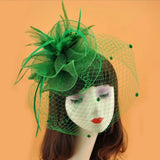 Maggie Fascinator Cocktail, Tea Party, Funeral ,Wedding Elegant Fedora Hat