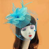 Maggie Fascinator Cocktail, Tea Party, Funeral ,Wedding Elegant Fedora Hat