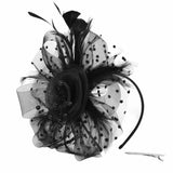 Sofie Fascinator Cocktail, Tea Party, Funeral or Wedding Elegant Fedora Hat