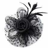 Sofie Fascinator Cocktail, Tea Party, Funeral or Wedding Elegant Fedora Hat