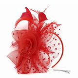 Sofie Fascinator Cocktail, Tea Party, Funeral or Wedding Elegant Fedora Hat