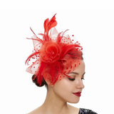 Sofie Fascinator Cocktail, Tea Party, Funeral or Wedding Elegant Fedora Hat