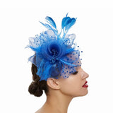 Sofie Fascinator Cocktail, Tea Party, Funeral or Wedding Elegant Fedora Hat