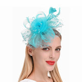 Sofie Fascinator Cocktail, Tea Party, Funeral or Wedding Elegant Fedora Hat