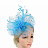 Sofie Fascinator Cocktail, Tea Party, Funeral or Wedding Elegant Fedora Hat