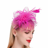 Sofie Fascinator Cocktail, Tea Party, Funeral or Wedding Elegant Fedora Hat