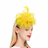 Sofie Fascinator Cocktail, Tea Party, Funeral or Wedding Elegant Fedora Hat