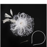 Sofie Fascinator Cocktail, Tea Party, Funeral or Wedding Elegant Fedora Hat