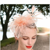 Sofie Fascinator Cocktail, Tea Party, Funeral or Wedding Elegant Fedora Hat