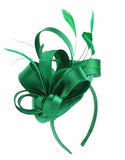 Cindy Fascinator Cocktail, Tea Party, Funeral or Wedding Elegant Fedora Hat