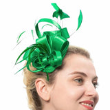 Cindy Fascinator Cocktail, Tea Party, Funeral or Wedding Elegant Fedora Hat