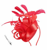 Cindy Fascinator Cocktail, Tea Party, Funeral or Wedding Elegant Fedora Hat