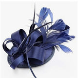 Cindy Fascinator Cocktail, Tea Party, Funeral or Wedding Elegant Fedora Hat