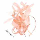 Cindy Fascinator Cocktail, Tea Party, Funeral or Wedding Elegant Fedora Hat