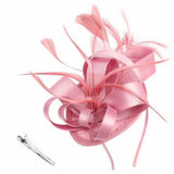 Cindy Fascinator Cocktail, Tea Party, Funeral or Wedding Elegant Fedora Hat