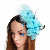 Julz Fur Fascinator Tea Party, Funeral ,Wedding Elegant Fedora Hat