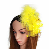 Julz Fur Fascinator Tea Party, Funeral ,Wedding Elegant Fedora Hat