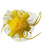 Rosie Fascinator Cocktail, Tea Party, Funeral or Wedding Elegant Fedora Hat