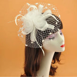 Rosie Fascinator Cocktail, Tea Party, Funeral or Wedding Elegant Fedora Hat