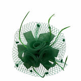 Rosie Fascinator Cocktail, Tea Party, Funeral or Wedding Elegant Fedora Hat