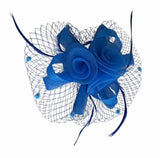 Rosie Fascinator Cocktail, Tea Party, Funeral or Wedding Elegant Fedora Hat