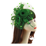 Rosie Fascinator Cocktail, Tea Party, Funeral or Wedding Elegant Fedora Hat