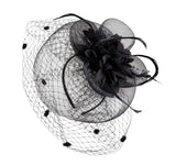 Maggie Fascinator Cocktail, Tea Party, Funeral ,Wedding Elegant Fedora Hat